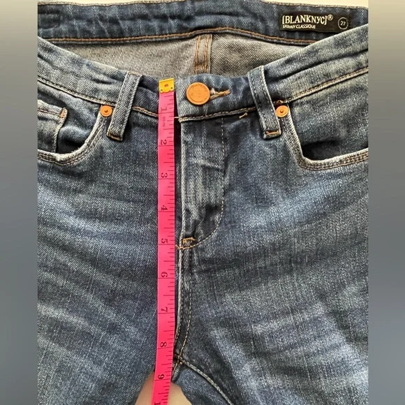 Blank NYC Women’s Dark Blue Straight Jeans - Picture 5 of 10